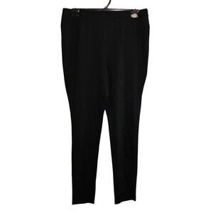 NWT Grace Elements Women’s Black Leggings Stretch Casual Formal Party Sz Large